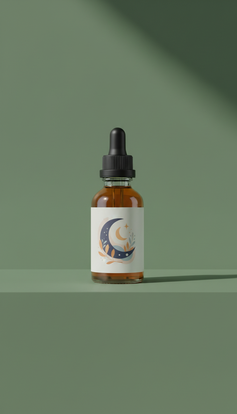 Herbal Sleep Drops Glass Bottle