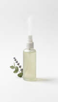 Soothing herbal mist spray with calming botanicals