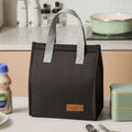 Fashionable and simple vertical large capacity portable insulated lunch bag